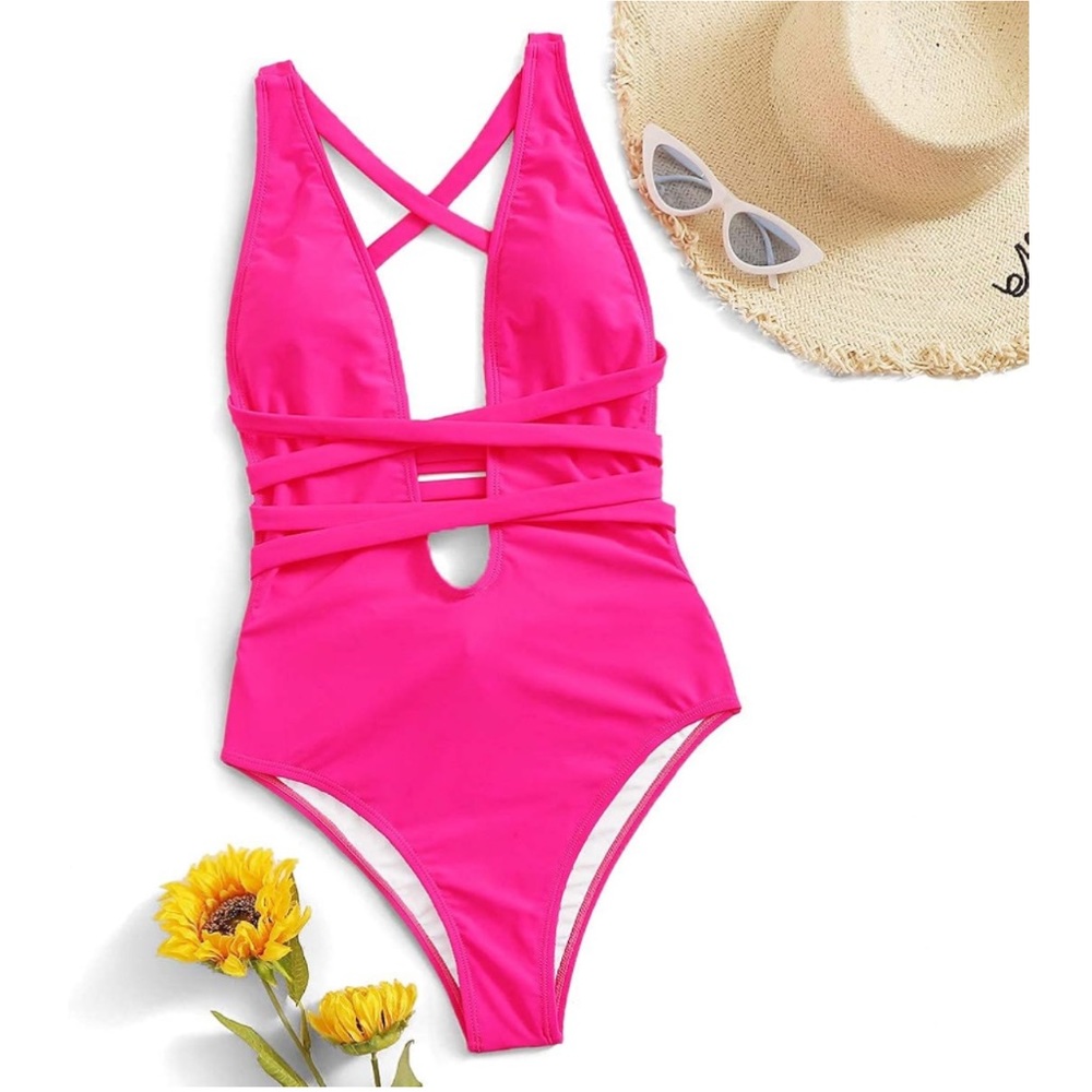 Wrap tie one piece